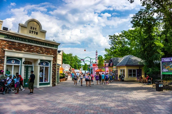 Jackson Township New Jersey Usa Scenic View Six Flags Great — Stock Photo, Image