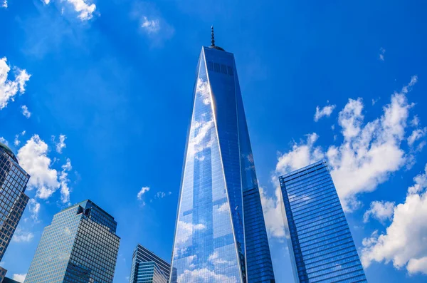 Vue Panoramique Sur Ville New York Bâtiments Gratte Ciel — Photo