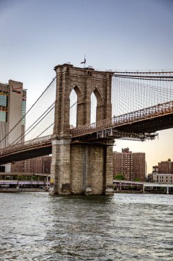 New York şehir binalarının ve gökdelenlerin panoramik manzarası