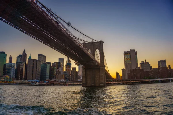 Vista Panorámica Nueva York Edificios Rascacielos — Foto de Stock