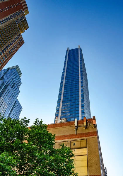 Panoramic View New York City Buildings Skyscrapers — Stock Photo, Image
