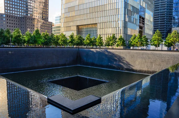 Manhattan Nowy Jork Stany Zjednoczone Ameryki World Trade Center Pomnik — Zdjęcie stockowe