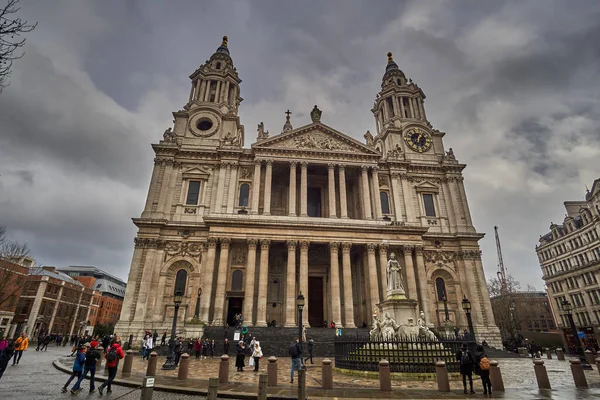 Paul Cathedral London City Urban View United Kingdom Church Old — Stock Photo, Image