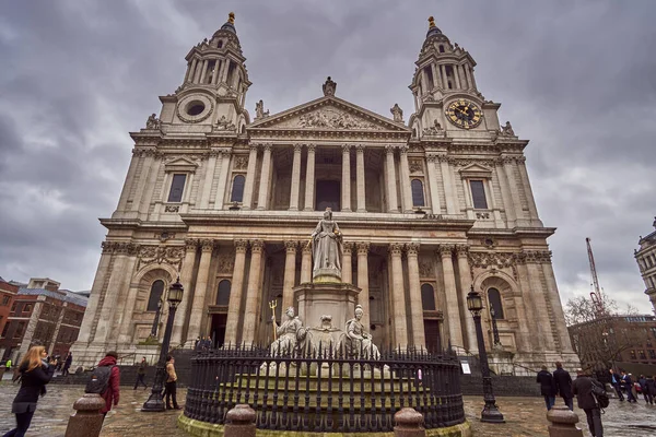 Paul Katedrali Ngiltere Deki Londra Şehri Ngiltere Ngiltere Ngiltere Eski — Stok fotoğraf