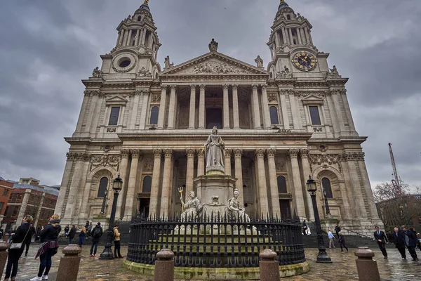 Paul Cathedral London City Urban View United Kingdom Church Old — Stock Photo, Image