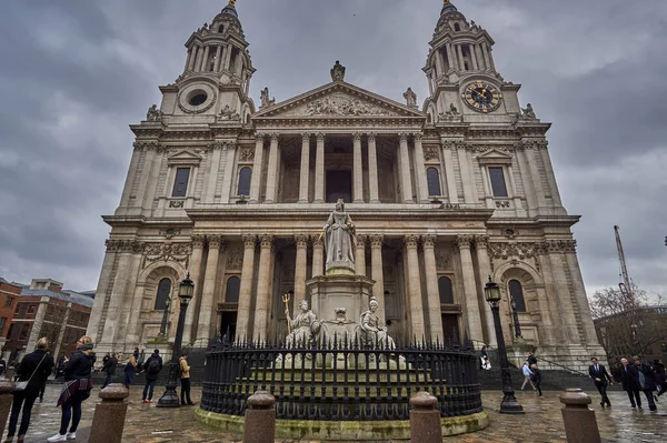 Catedral San Pablo Ciudad Londres Reino Unido Vista Urbana Reino —  Fotos de Stock