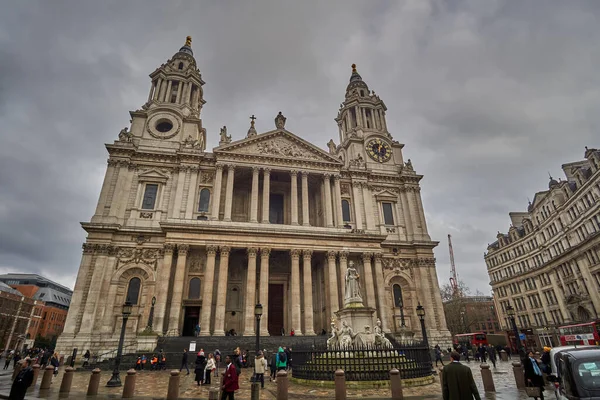 Catedral San Pablo Ciudad Londres Reino Unido Vista Urbana Reino — Foto de Stock