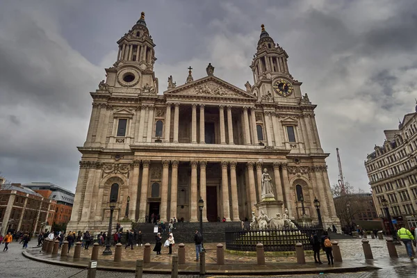 Catedral San Pablo Ciudad Londres Reino Unido Vista Urbana Reino — Foto de Stock