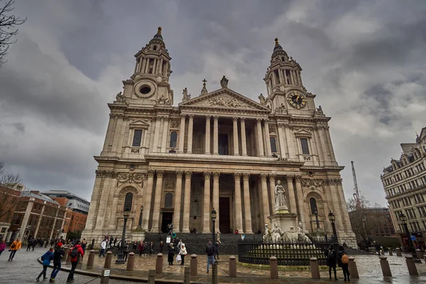 Paul Cathedral London City Urban View United Kingdom Church Old — Stock Photo, Image