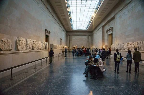 Parthenon Galleries Elgin Marbles British Museum London England — Stock Photo, Image