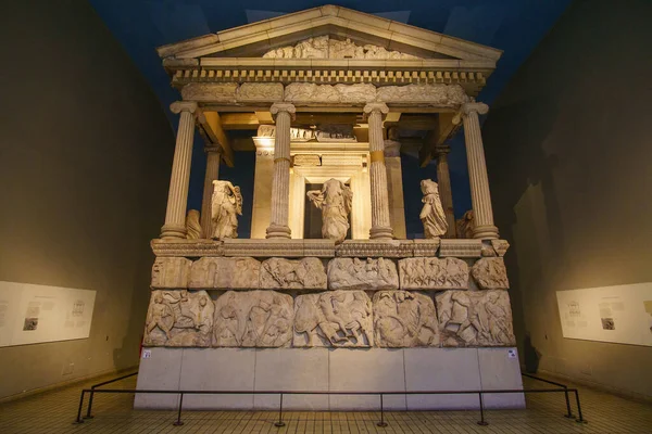 Γκαλερί Παρθενώνα Elgin Marbles Στο Βρετανικό Μουσείο Λονδίνο Αγγλία Ηνωμένο — Φωτογραφία Αρχείου