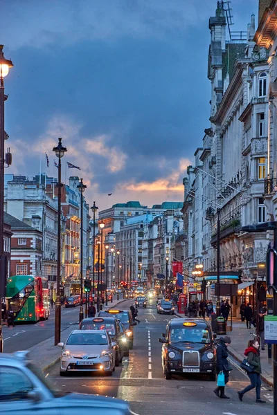 Beautiful View London Don Piccadilly Circus Night Уличная Фотография Hdr — стоковое фото