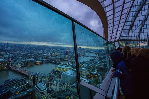 Vista Dall Ultimo Piano Interno Skygarden Conosciuto Come Walkie Talkie — Foto Stock