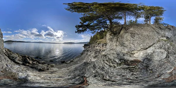 Paisagem Panorâmica Alta Qualidade 360 — Fotografia de Stock