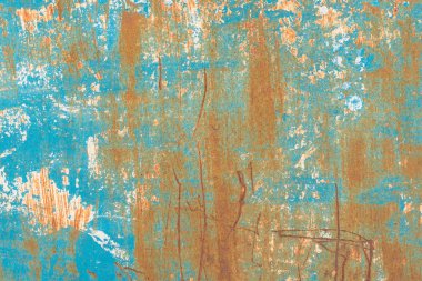 Çizik ve çatlaklarla metal doku 