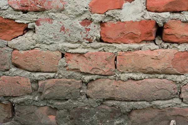 Textura Ladrillo Con Arañazos Grietas — Foto de Stock