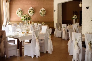 Düğün dekorasyon. Arka plan olarak kullanılabilir