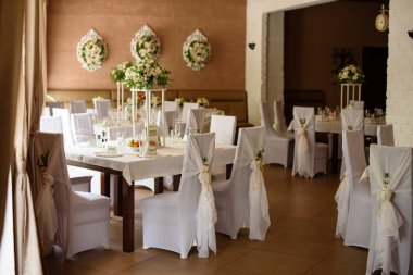 Düğün dekorasyon. Arka plan olarak kullanılabilir