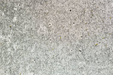 Çizik ve çatlaklarla dolu bir duvar parçası.