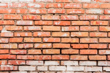 Tuğla doku çizikler ve çatlaklar ile