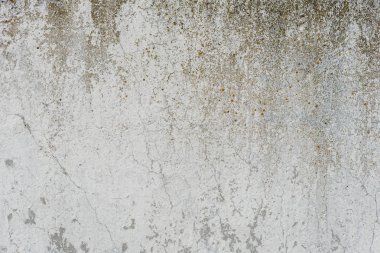 Çizik ve çatlaklarla dolu bir duvar parçası.