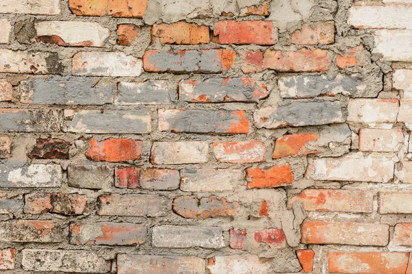 Tuğla doku çizikler ve çatlaklar ile