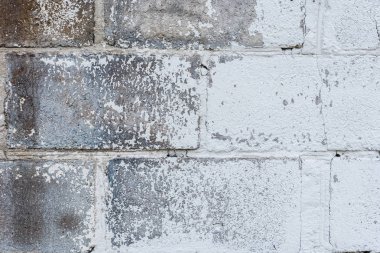 Tuğla doku çizikler ve çatlaklar ile