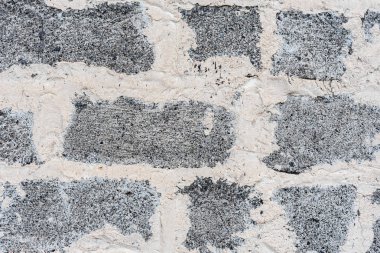 Tuğla doku çizikler ve çatlaklar ile