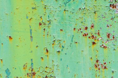 Çizik ve çatlaklarla metal doku 