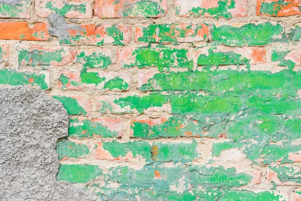 Tuğla doku çizikler ve çatlaklar ile