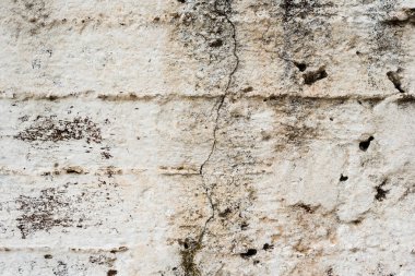 Tuğla doku çizikler ve çatlaklar ile