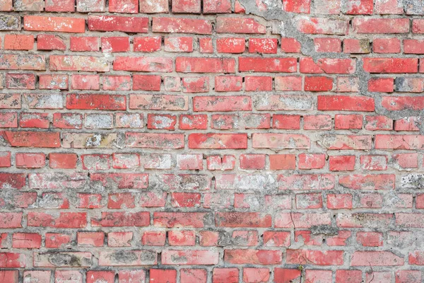 Textura Ladrillo Con Arañazos Grietas Puede Utilizar Como Fondo — Foto de Stock