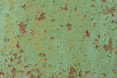 Arkaplan olarak kullanılabilecek çizik ve çatlaklarla metal doku