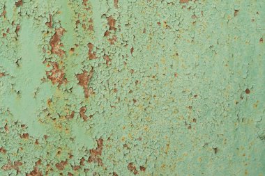 Arkaplan olarak kullanılabilecek çizik ve çatlaklarla metal doku