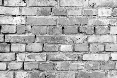 Çizikler ve çatlaklar ile tuğla doku. Arka plan olarak kullanılabilir