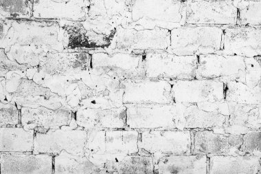 Çizikler ve çatlaklar ile tuğla doku. Arka plan olarak kullanılabilir