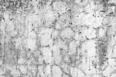 Çizikler ve çatlaklar ile duvar parçası. Arka plan olarak kullanılabilir