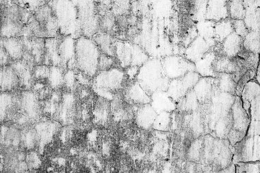 Çizikler ve çatlaklar ile duvar parçası. Arka plan olarak kullanılabilir