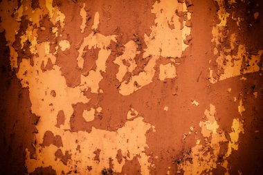 Çizikler ve çatlaklar ile duvar parçası. Arka plan olarak kullanılabilir