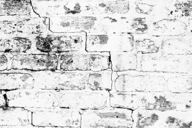 Çizikler ve çatlaklar ile tuğla doku. Arka plan olarak kullanılabilir