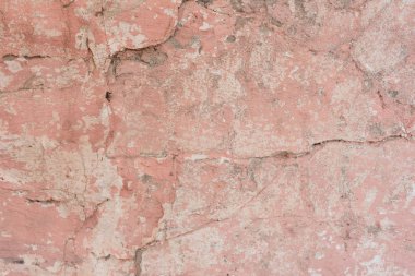 Çizikler ve çatlaklar ile duvar parçası. Arka plan olarak kullanılabilir