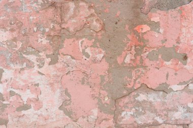 Çizikler ve çatlaklar ile duvar parçası. Arka plan olarak kullanılabilir