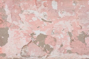 Çizikler ve çatlaklar ile duvar parçası. Arka plan olarak kullanılabilir