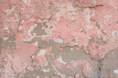 Çizikler ve çatlaklar ile duvar parçası. Arka plan olarak kullanılabilir