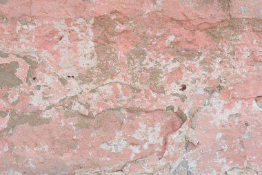 Çizikler ve çatlaklar ile duvar parçası. Arka plan olarak kullanılabilir