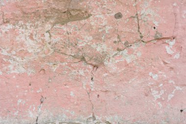 Çizikler ve çatlaklar ile duvar parçası. Arka plan olarak kullanılabilir