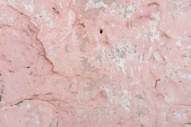 Çizikler ve çatlaklar ile duvar parçası. Arka plan olarak kullanılabilir