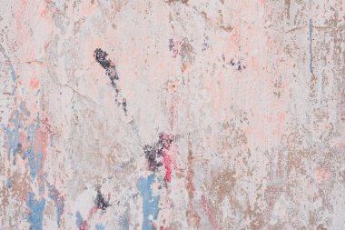 Çizikler ve çatlaklar ile duvar parçası. Arka plan olarak kullanılabilir