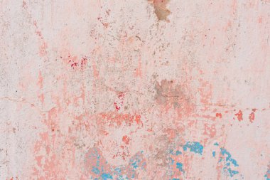 Çizikler ve çatlaklar ile duvar parçası. Arka plan olarak kullanılabilir