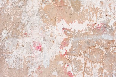 Çizikler ve çatlaklar ile duvar parçası. Arka plan olarak kullanılabilir